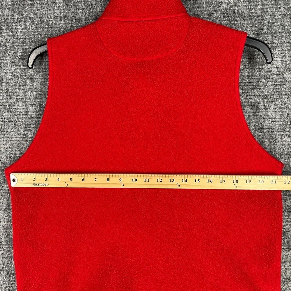 Lands End Fleece Zip Vest Women M 10 12 Relaxed Fit Casual Layering Outdoor - Picture 6 of 9